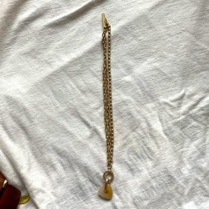 Layered gold/brass bracelet